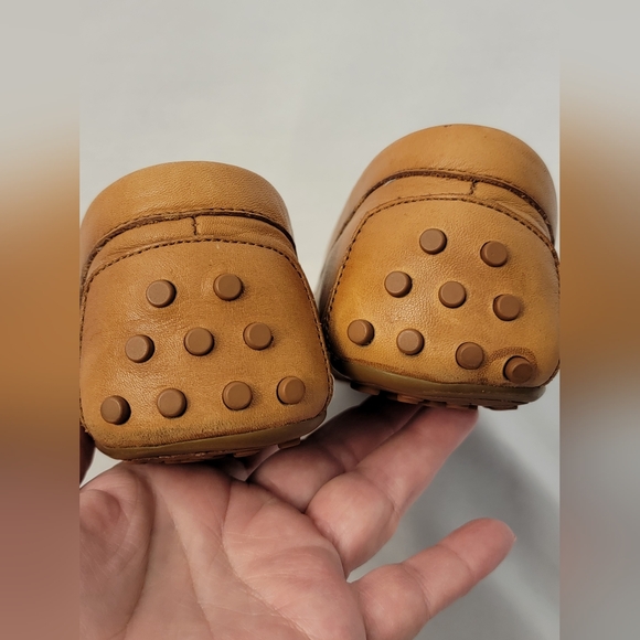 Lauren Ralph Lauren Briley Tan Leather Moccasin Loafers Size 9B - Picture 6 of 12